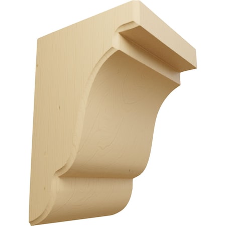 Ekena Millwork 5 1/4"W x 5"D x 7 1/2"H Bedford Bracket, Alder BKTW05X05X08BEAL